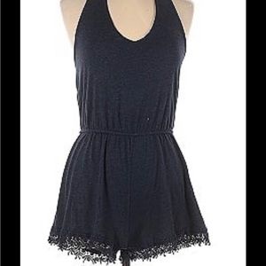 Navy blue romper